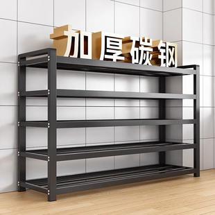 鞋架家用门口多层碳钢入户门2025新款简易换鞋凳可坐门外楼道鞋柜