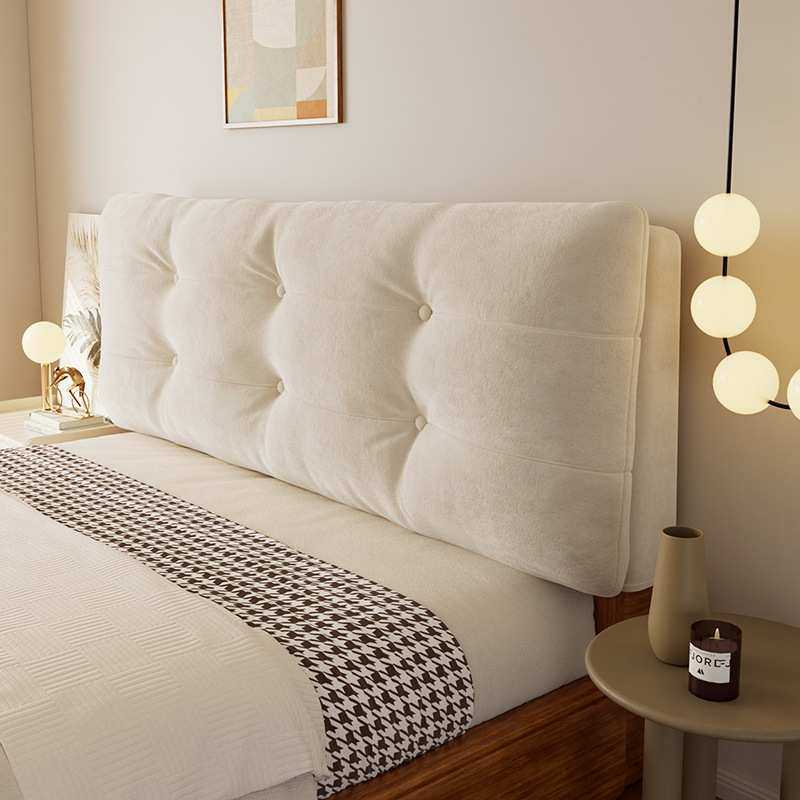 奶油床头靠垫软包靠背高级靠枕新款榻榻米床上靠垫现代简约床头靠,3C数码配件,摄像机配件,淘宝优惠券,粉丝福利购,淘宝优惠卷