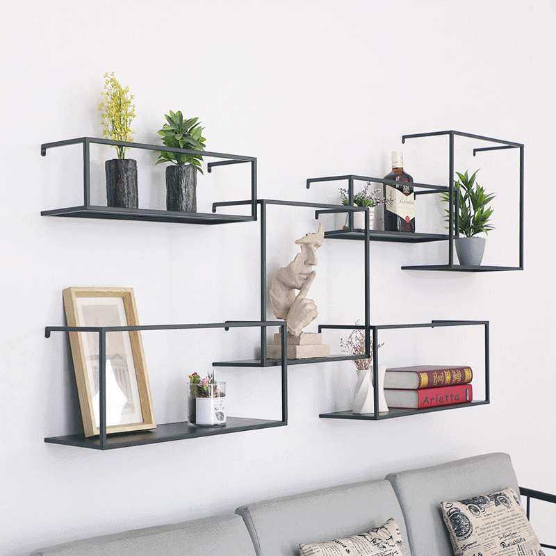 北欧铁艺墙上搁板置物架客厅墙壁背景墙架壁挂展示书架创意设计,3C数码配件,摄像机配件,淘宝优惠券,粉丝福利购,淘宝优惠卷