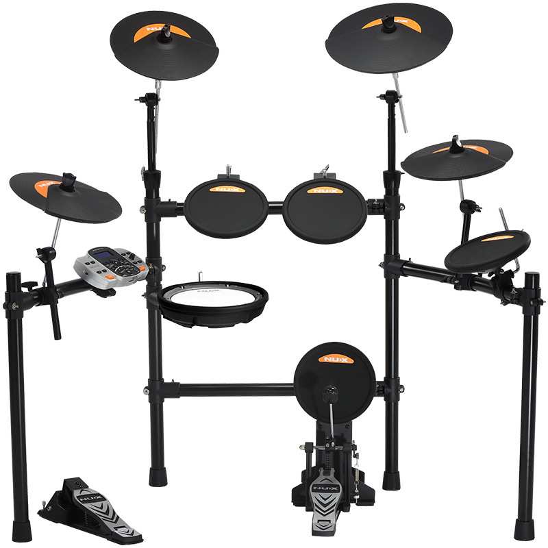 NUX小天使电子鼓DM2 DM4S DM7DM200电鼓儿童家用架子鼓爵士鼓