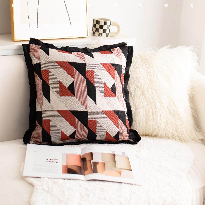 新款简约现代客厅沙发靠枕抱枕黑白几何抱枕套轻奢样板房别墅靠垫,玩具/童车/益智/积木/模型,毛绒/玩偶/公仔/布艺类玩具,淘宝优惠券,粉丝福利购,淘宝优惠卷