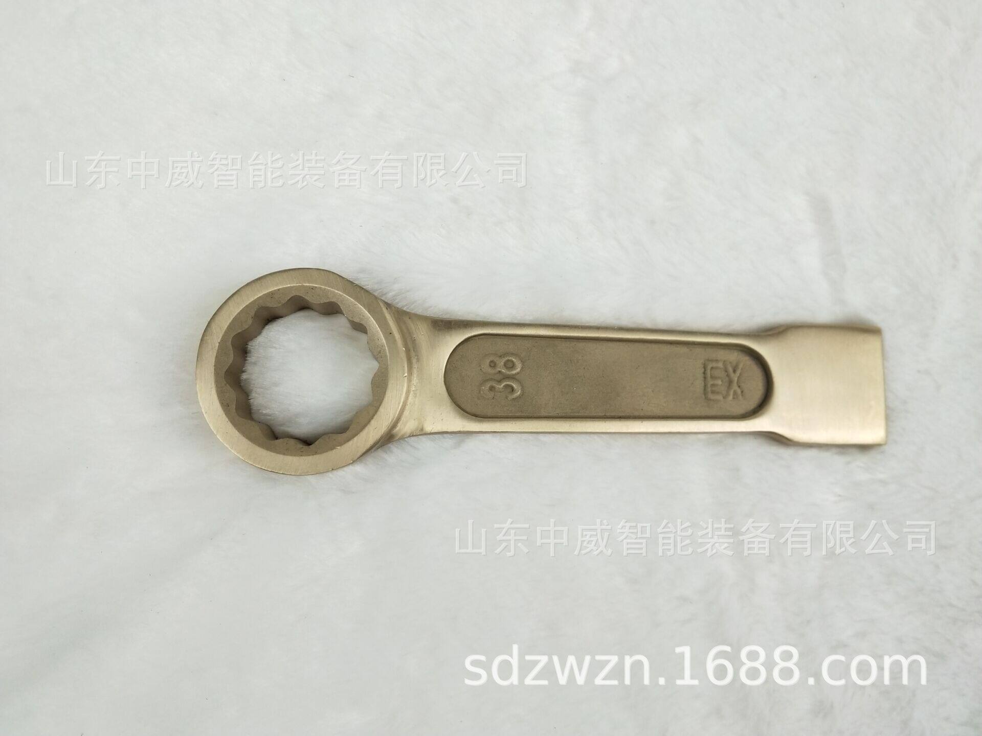 防爆铜制敲击梅花扳手矿用无火花工具铜制防爆梅花扳手