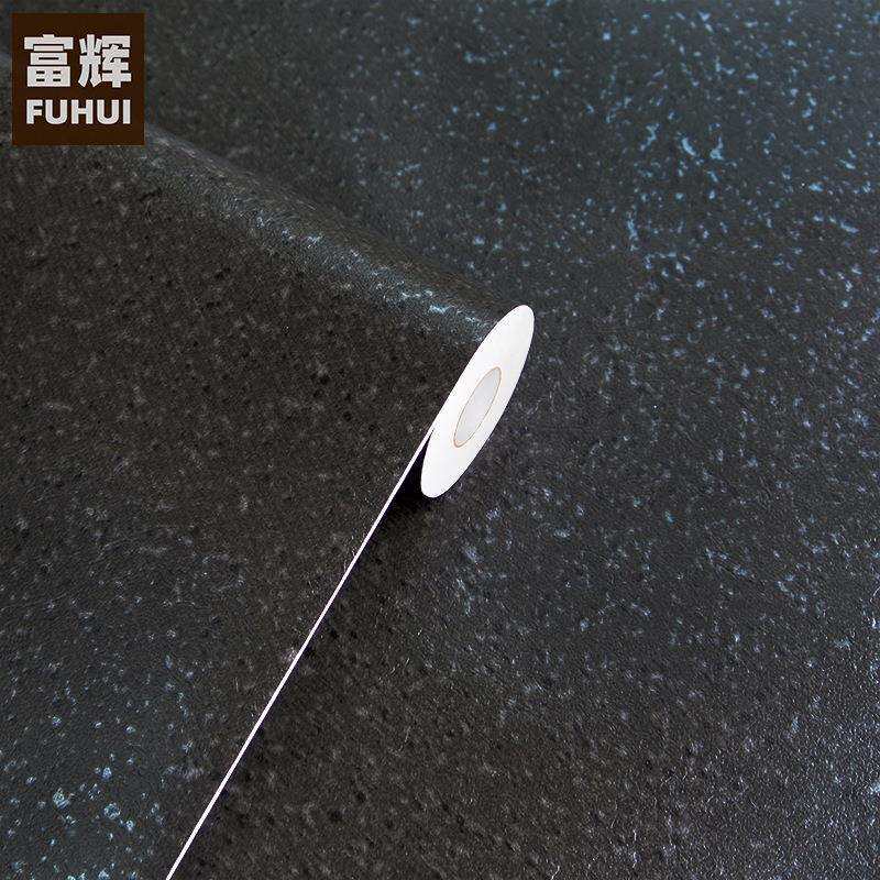 深灰色沙粒水泥风格自粘墙纸PVC壁纸翻新防水防潮导气槽墙贴HD067