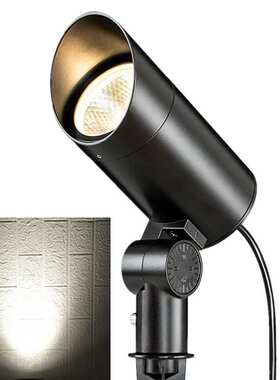 带光感地插灯18w20w25w30w插地灯照国旗灯照树灯光感应庭院灯