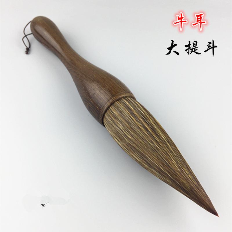 湖笔毛笔大牛耳 狼毫抓笔斗笔 京楂笔大长锋大笔 对联笔 提笔