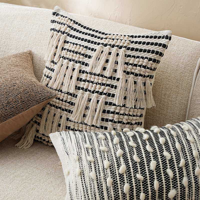 复古抱枕靠垫沙发客厅靠背靠枕轻飘窗装饰奢高级感抱枕套可拆洗