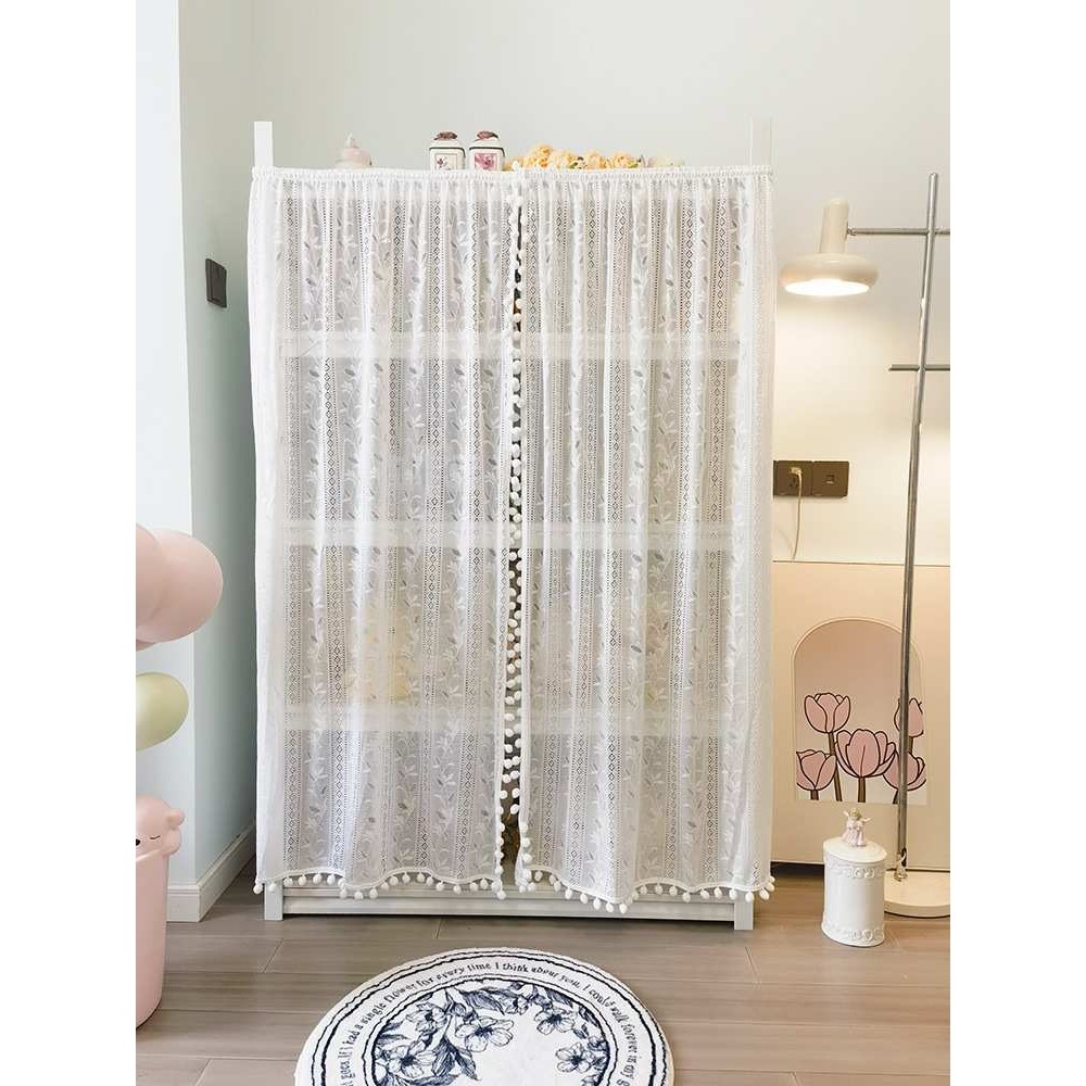 柜门遮挡帘开放式柜子挡灰布帘钢制书架防尘帘免打孔安装蕾丝新品,模玩/动漫/周边/娃圈三坑/桌游,模型制作工具/辅料耗材,淘宝优惠券,粉丝福利购,淘宝优惠卷