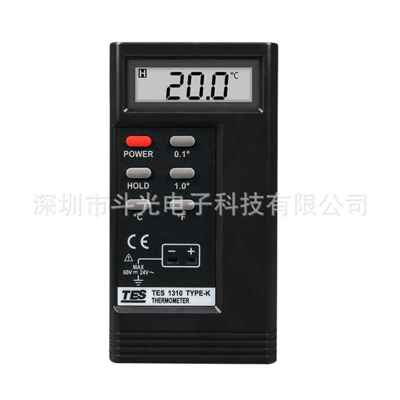 PCB烤箱K型接触式炉温度表单通道热电偶测温器量仪表面计TES-1310