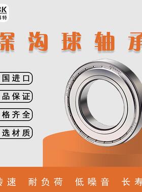 德国KBTBK深沟球进口轴承62312 62313 62314RS 高速静音轴承