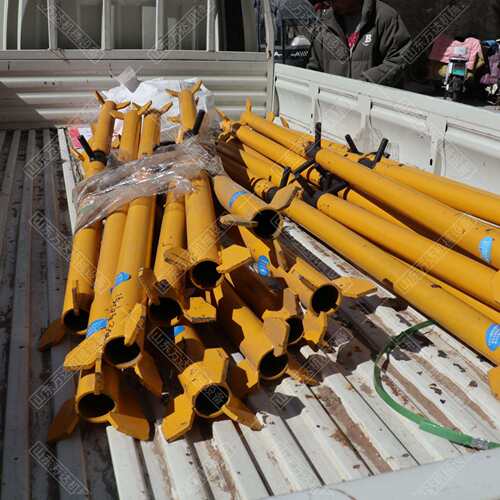 63型矿用螺旋单体支柱 分体式金属螺旋手动机械临时支护重量轻