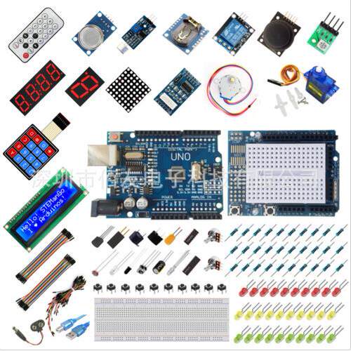 UNO Starter Kit LCD1602 Servo RTC Sensor Stepper Relay for A