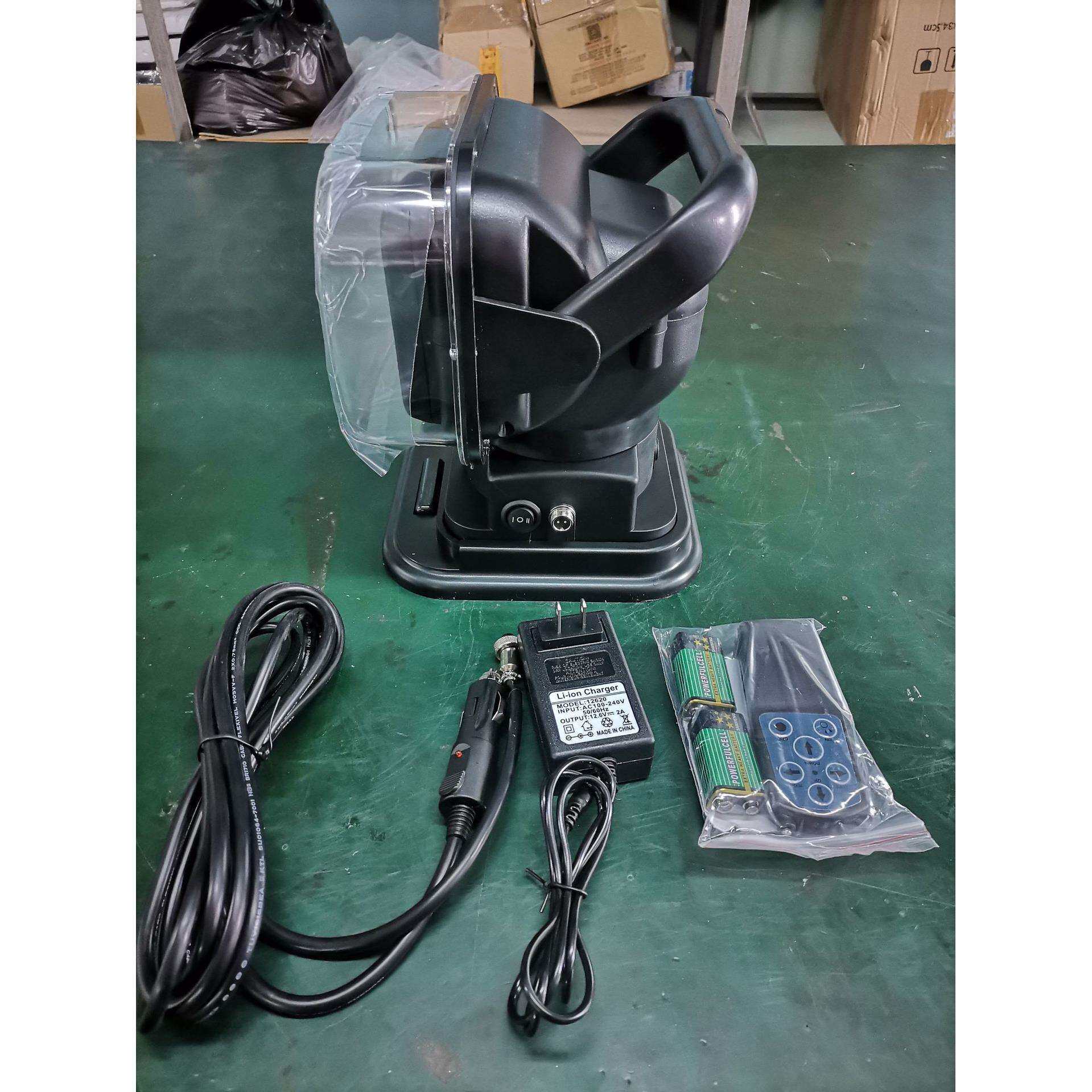 充电款车载遥控50w大功率遥控灯led工作检修灯工程车灯探照越野