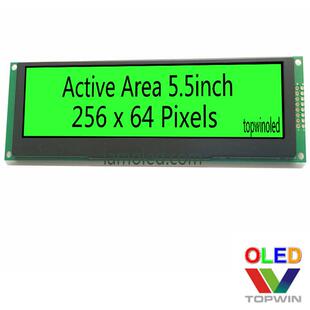 5.5英寸oled液晶显示屏绿色光TW566425600A1模块大尺寸topwin拓微