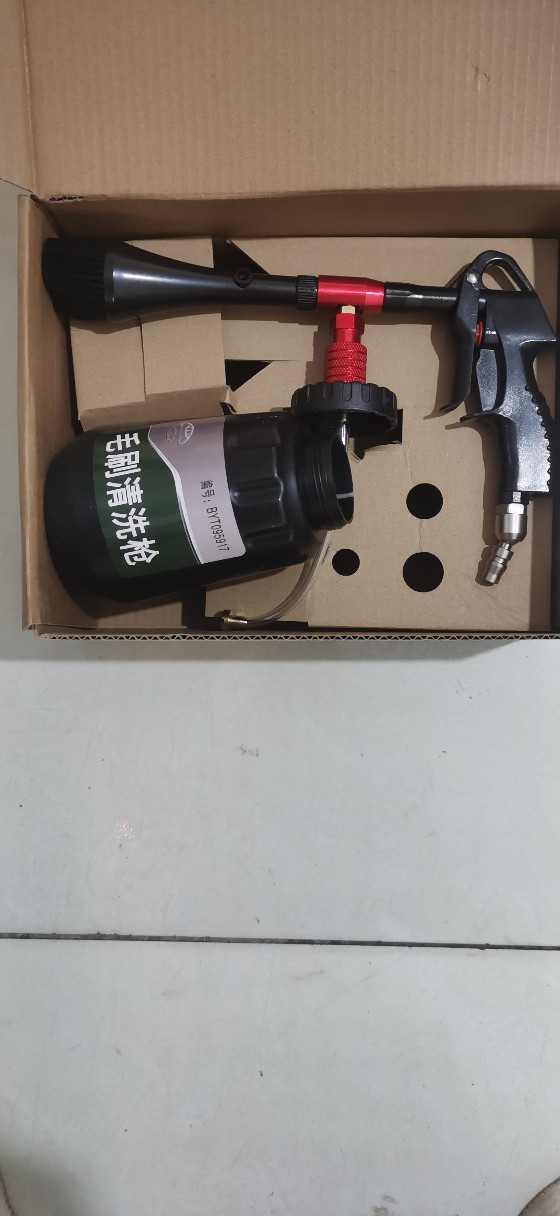 龙卷风洗车工具清洗枪喷壶气动龙卷风汽车内饰清洗机发动机舱喷枪