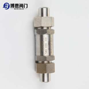 不锈钢焊接式过滤器高精度气体过滤器管式直通精密过滤器厂家