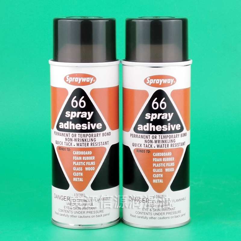 Sprayway66绣花喷胶丝印拼版喷胶 仕必威066电脑绣花粘花快干胶