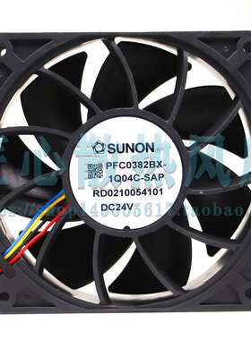 建准SUNON PFC0382BX-1Q04C-SAP DC 24V 12038 4线PWM调速风扇