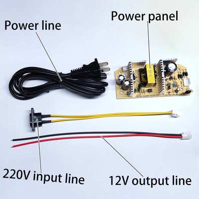 12V refrigerator converted to 110/220V household accessories