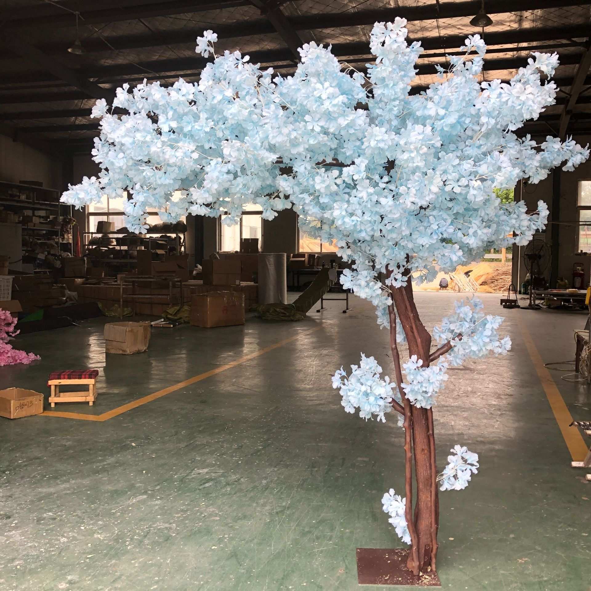 装饰仿真树缨花树桃花树活动场地商场酒店过年装饰品布置高仿真