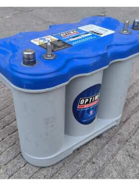 OPTIMA低温船舶启动电瓶8027-227 D27M蓝顶卷绕电池12V66Ah蓄电池