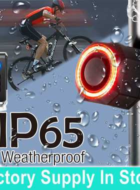 Night Auto Warning Bike LED Taillight Bike Brake Sensing