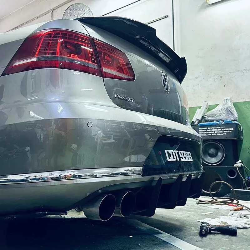 适用于大众迈腾B7海外（Passat）2011-2014后刀锋扰流板改装后风