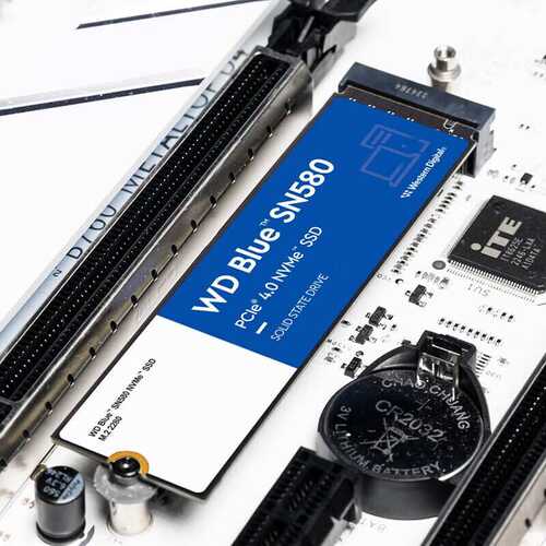 （WD）蓝盘SN570/580M.2接口NVME台式机笔记本游戏高速SS
