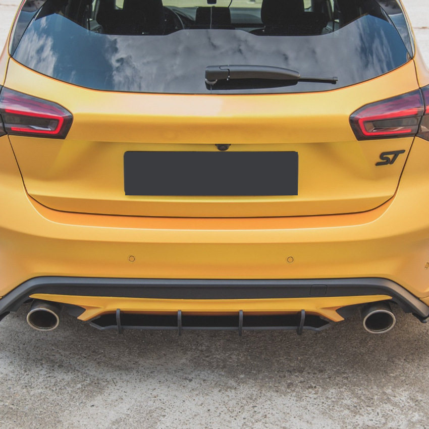 适用福特福克斯focus st mk4 18-21款后唇扰流板后刀锋外饰改装件