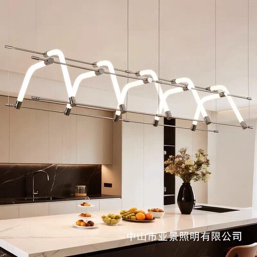 新款设计师马扎吊灯样板间工作室灯极简创意办公室吧台艺术餐厅灯