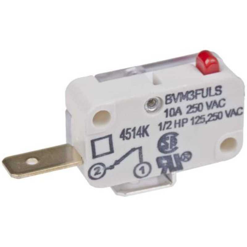 Saia思博  微动开关 BVM3FULS,柱塞类型,翼片端,额定电流 10A250V