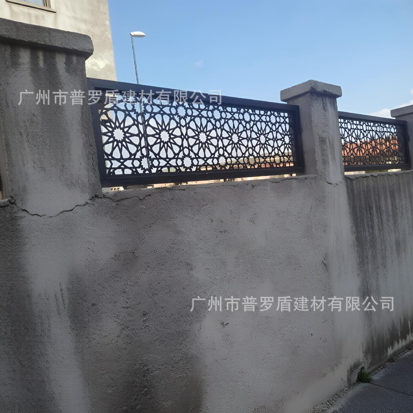 镀锌板切割庭院围栏金属切割不锈钢围挡别墅阳台护栏隔断室内围挡