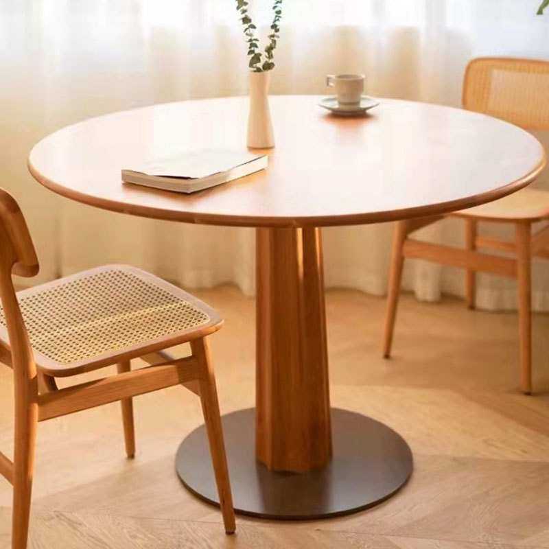 全实木北美黑胡桃木餐桌椅简约式樱桃木极简式圆形大餐桌餐厅饭桌,3C数码配件,摄像机配件,淘宝优惠券,粉丝福利购,淘宝优惠卷
