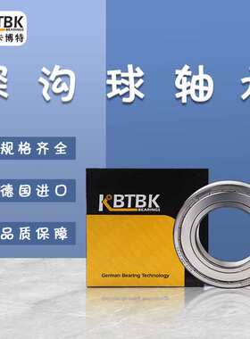 德国KBTBK进口轴承6020M 6021M高速深沟球轴承铜保电机轴承大全C3
