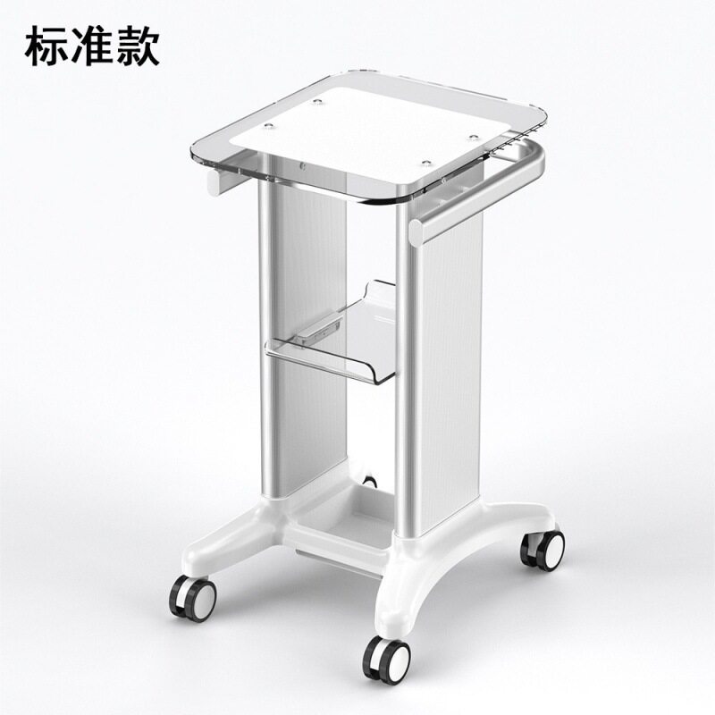 仪器推车亚克力 小气泡架子底座诊所超医美推车加大
