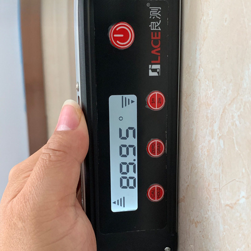 数显靠尺2米折叠水平尺高精度电子工程检测尺验房工具垂直度定位图片