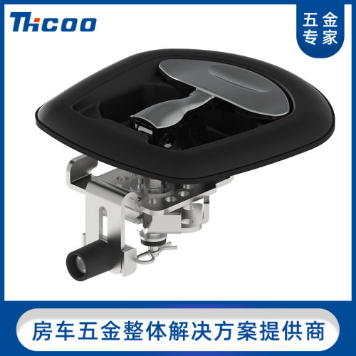 斯科T型鱼尾锁MS902按压式工具箱锁越野改装拖车舱门锁A7892
