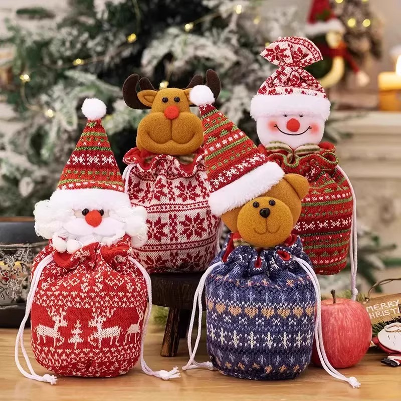 【下单立减50】圣诞礼物袋2026年节日卡通时尚苹果袋糖果平安夜WB