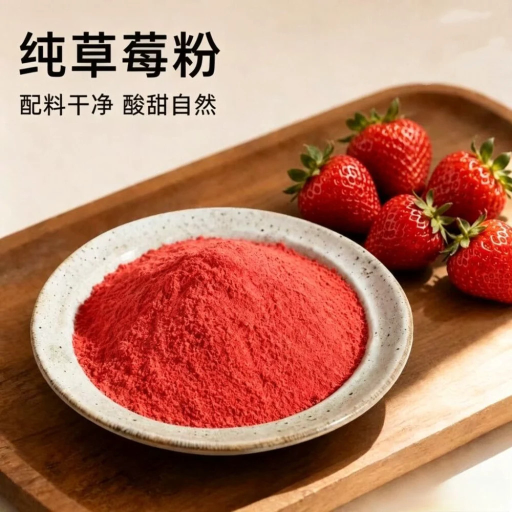 草莓粉商用冻干水果粉烘焙专用奶茶店冲饮蛋糕雪花酥牛轧糖舒芙蕾