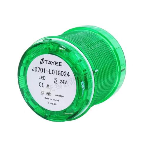 上海天逸JD系列LED三色警示灯组件 JD701-L01G024 绿色