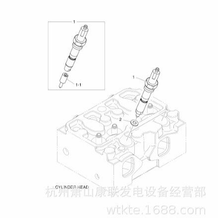 65.10102-6026A喷射喷嘴L136T斗山