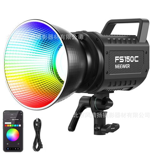 纽尔（NEEWER）FS600B/FS230B双色温LED补光灯直播间柔光灯拍摄录