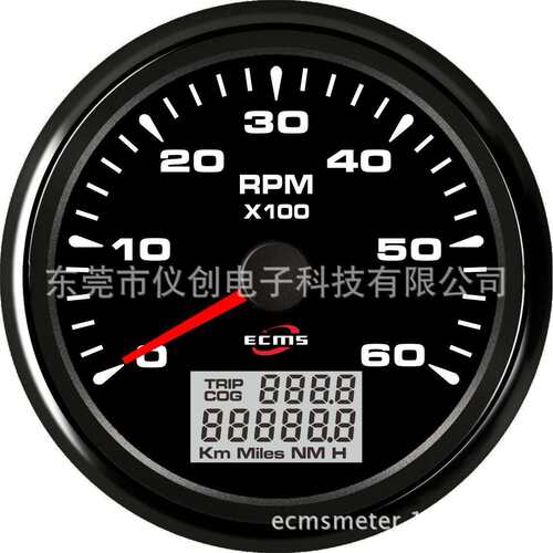 85mm指针转速表6KRPM 七色背光