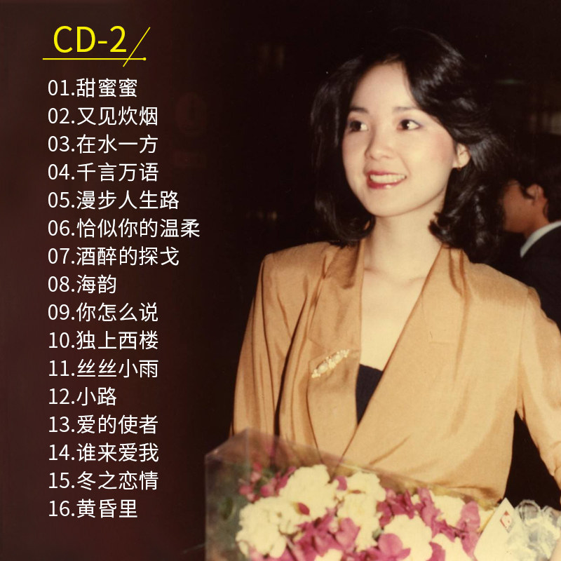 l声机唱片12寸黑胶唱片邓丽君电唱机留复碟片怀旧经典33转p古胶片