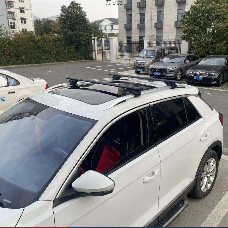 汽车通用载重行李架车顶架横杆旅行架置物货架铝合金支架一件