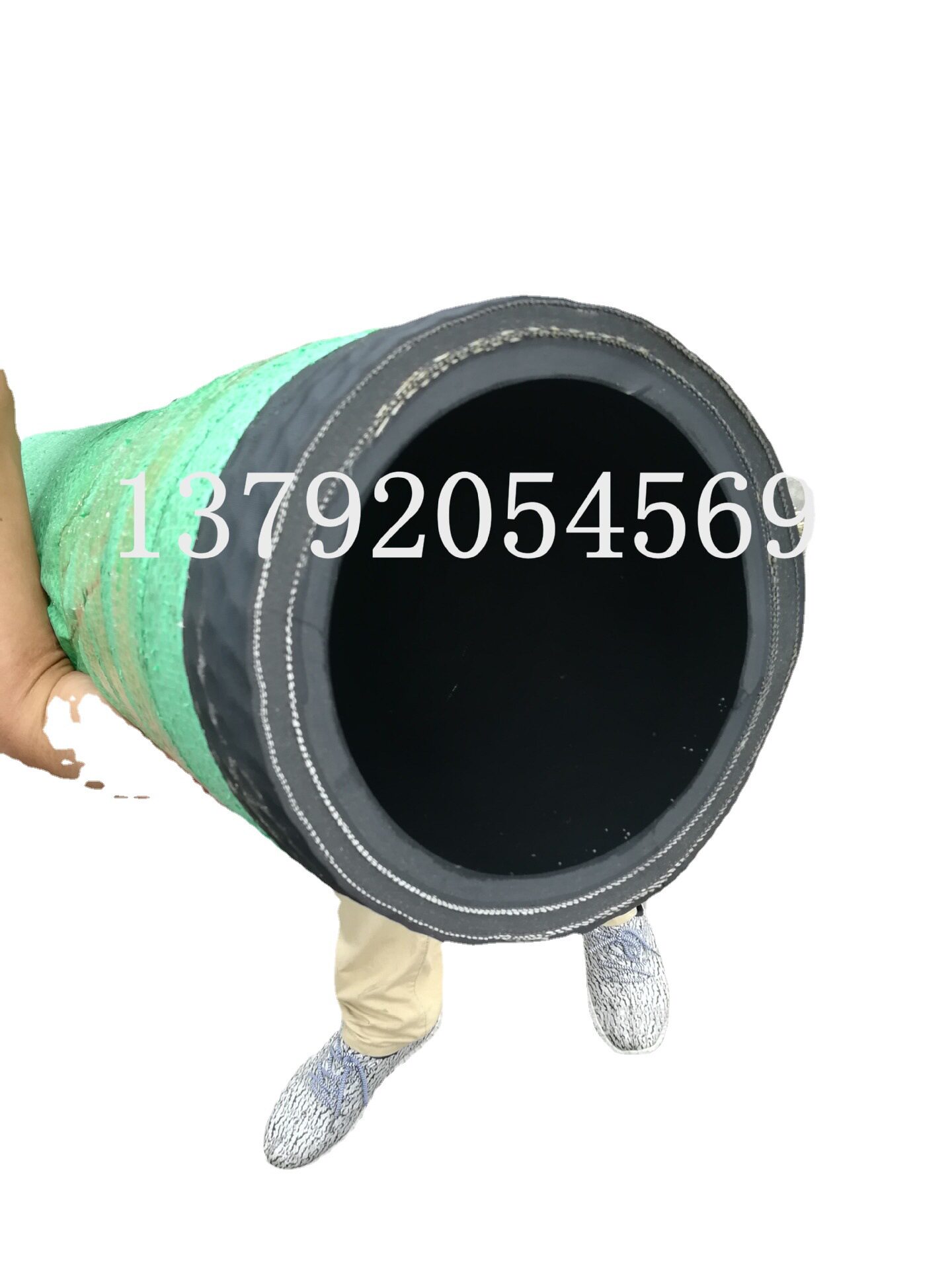 永利供应DN32mm-300mm吸排水抽沙专用橡胶管黑色钢丝橡胶吸埋管