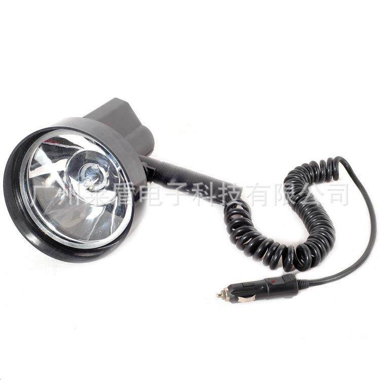 150MM 5英寸12-24V 55W HID手持式探照灯户外射灯野外露营搜索灯