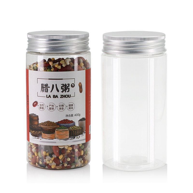 易拉罐空罐子透明塑料瓶杂粮罐特产礼品罐红糖易撕盖食品包装罐