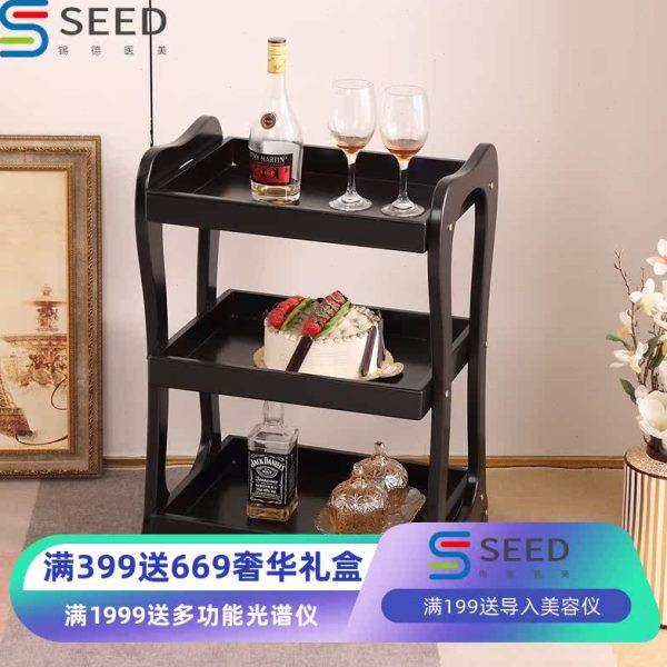 美容车压缩实木板工具车美甲美发纹绣推车美容院小推车移动置物架,五金/工具,工具柜/工具架/工具物料架,淘宝优惠券,粉丝福利购,淘宝优惠卷