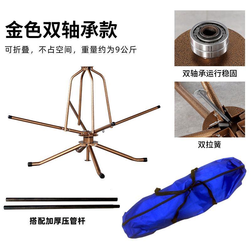地暖放管器放管架子轴承款盘管器地热管地暖管安装工具支架电缆线