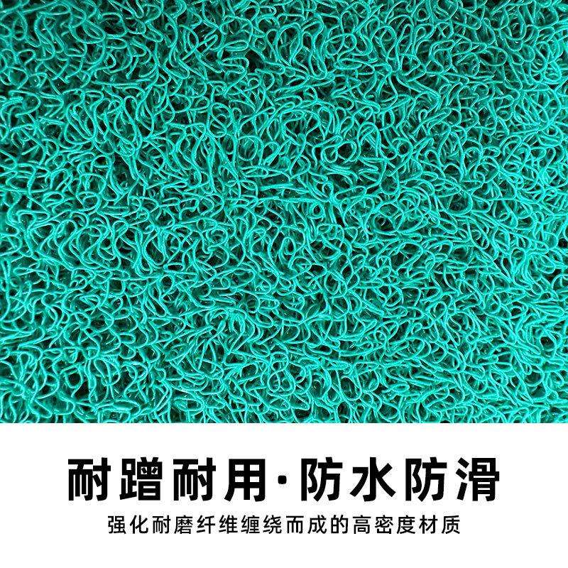 橡胶底丝圈地毯地垫可自由裁剪家用商用浴室客厅户外地毯入户脚垫